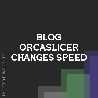 Why OrcaSlicer Changes Speed During Direction Swaps (CW vs CCW) | Logo - Indexof